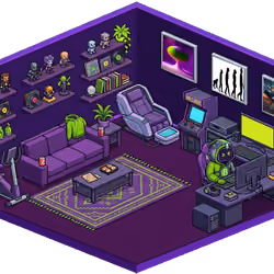 Pixel Hood Room · Mini #13