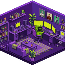 Pixel Hood Room · Mini #288