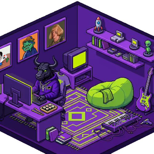 Pixel Hood Room · Clan #100