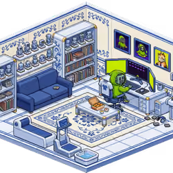 Pixel Hood Room · Mini #48