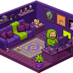 Pixel Hood Room · Mini #928