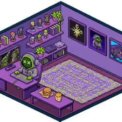 Pixel Hood Room · Mini #1293