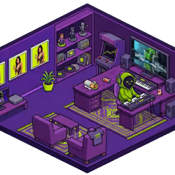 Pixel Hood Room · Mini #248