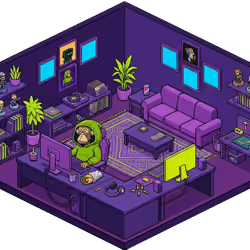 Pixel Hood Room · Mini #1176