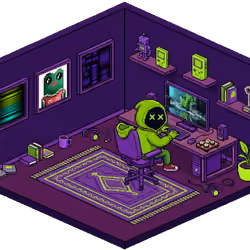 Pixel Hood Room · Mini #1168
