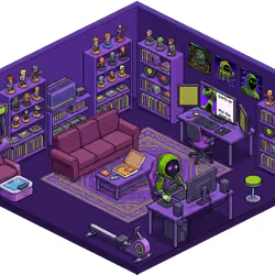 Pixel Hood Room · Mini #574