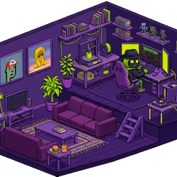 Pixel Hood Room · Mini #34