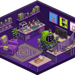 Pixel Hood Room · Mini #129