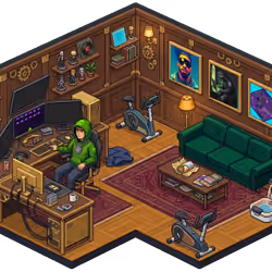 Pixel Hood Room · Clan #175