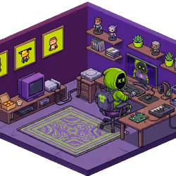 Pixel Hood Room · Mini #718