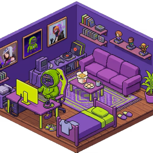 Pixel Hood Room · Mini #43