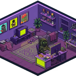 Pixel Hood Room · Mini #739