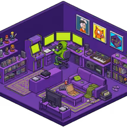 Pixel Hood Room · Mini #323