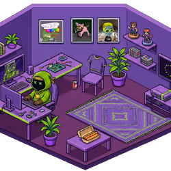 Pixel Hood Room · Mini #851