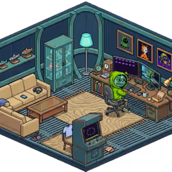Pixel Hood Room · Mini #509