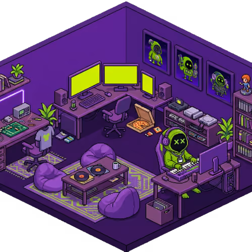 Pixel Hood Room · Mini #459
