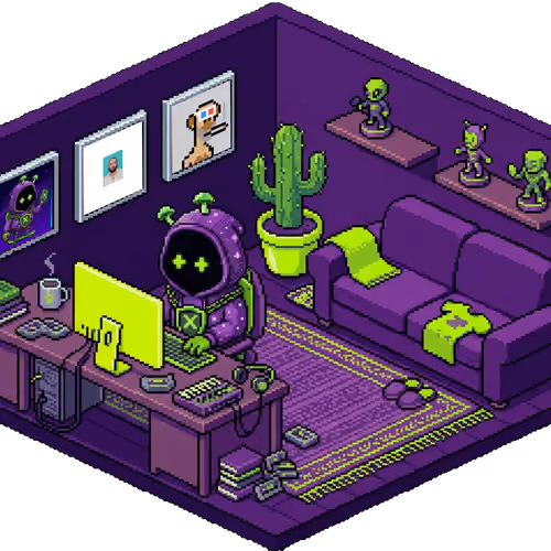 Pixel Hood Room · Mini #102