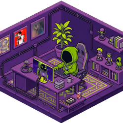Pixel Hood Room · Mini #874