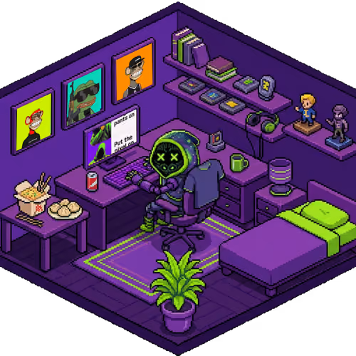 Pixel Hood Room · Mini #296