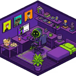 Pixel Hood Room · Mini #296