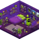 Pixel Hood Room · Mini #471