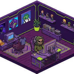 Pixel Hood Room · Mini #257