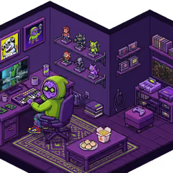 Pixel Hood Room · Mini #578