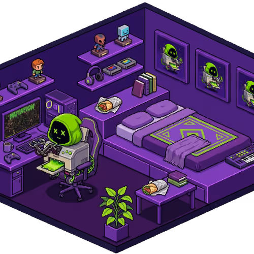 Pixel Hood Room · Mini #545
