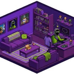 Pixel Hood Room · Clan #44