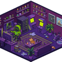 Pixel Hood Room · Mini #253