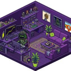 Pixel Hood Room · Mini #490