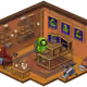Pixel Hood Room · Mini #916
