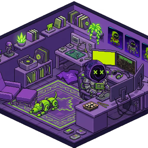 Pixel Hood Room · Mini #1305