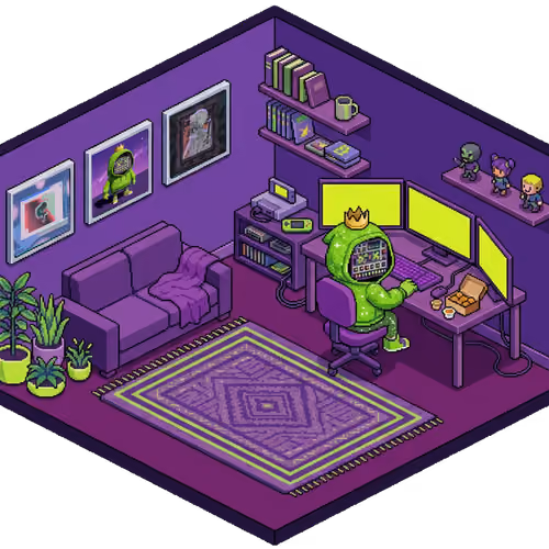 Pixel Hood Room · Mini #165