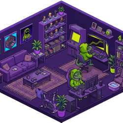 Pixel Hood Room · Mini #421