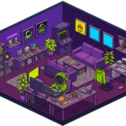 Pixel Hood Room · Mini #146