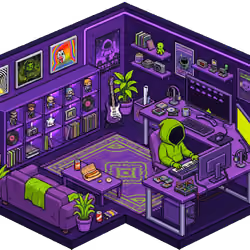 Pixel Hood Room · Mini #1