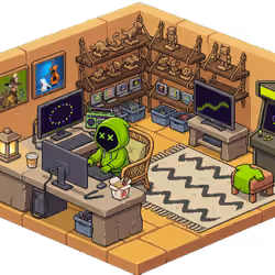 Pixel Hood Room · Mini #258
