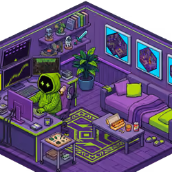 Pixel Hood Room · Mini #70