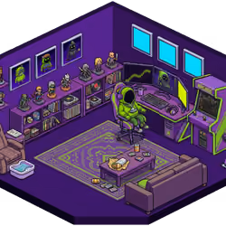 Pixel Hood Room · Mini #726
