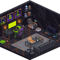 Pixel Hood Room · Mini #271