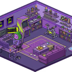 Pixel Hood Room · Mini #571