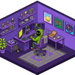 Pixel Hood Room · Mini #1315