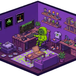 Pixel Hood Room · Mini #849