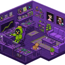 Pixel Hood Room · Mini #299