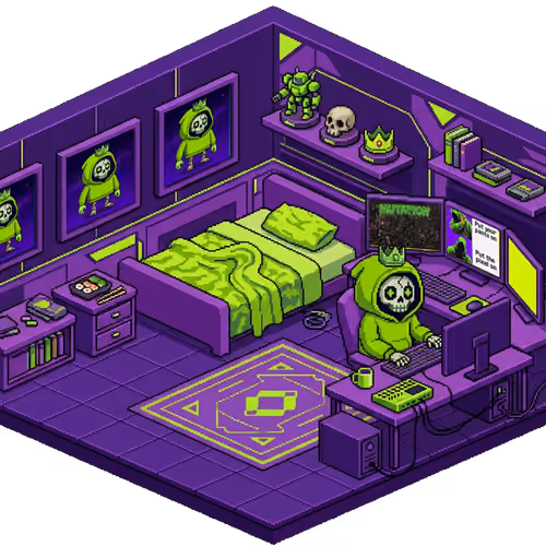 Pixel Hood Room · Mini #507