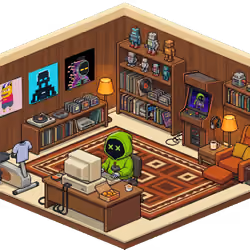 Pixel Hood Room · Mini #1039