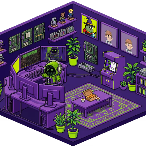 Pixel Hood Room · Mini #1239