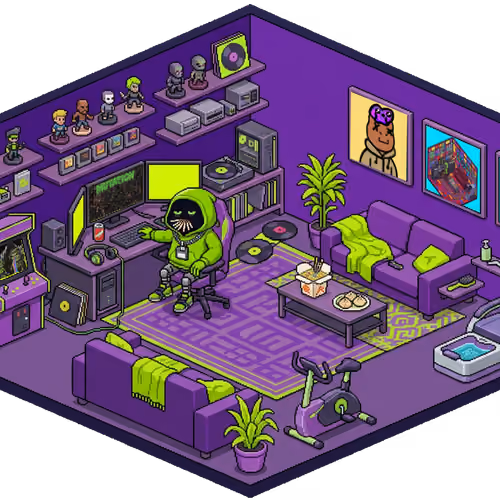 Pixel Hood Room · Mini #93