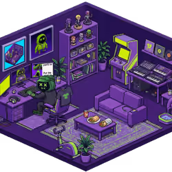Pixel Hood Room · Mini #597
